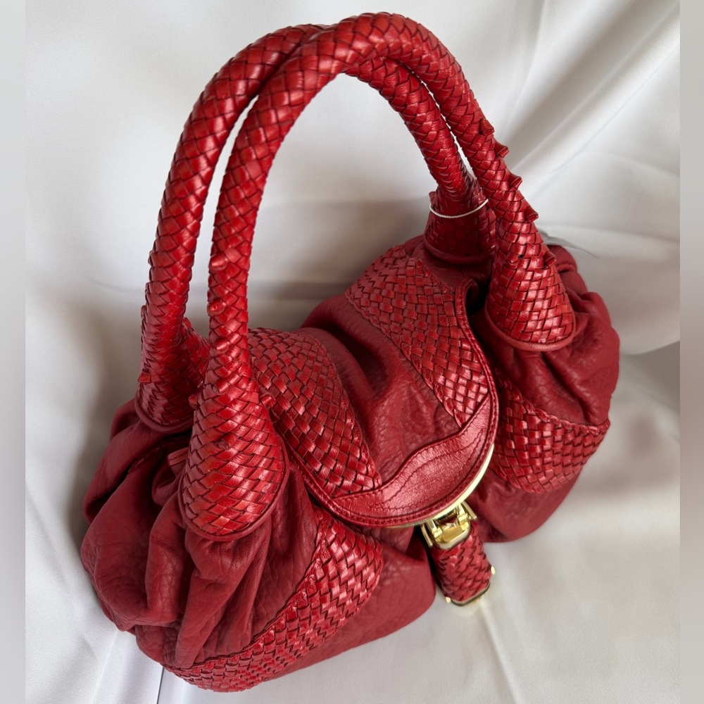 Chic Red Hobo Bag - Picture 6 of 11